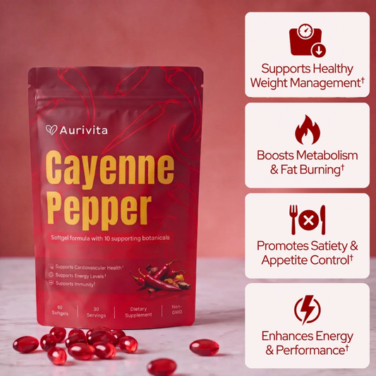 Aurivita Capsaicin Power - Cayennepfeffer-Weichkapseln