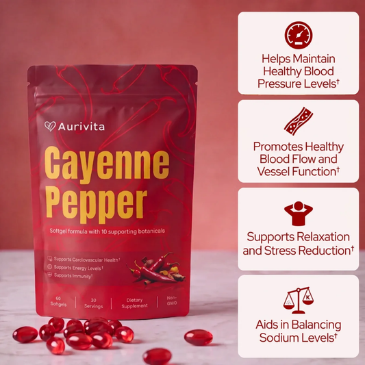 Aurivita Capsaicin Power - Cayennepfeffer-Weichkapseln