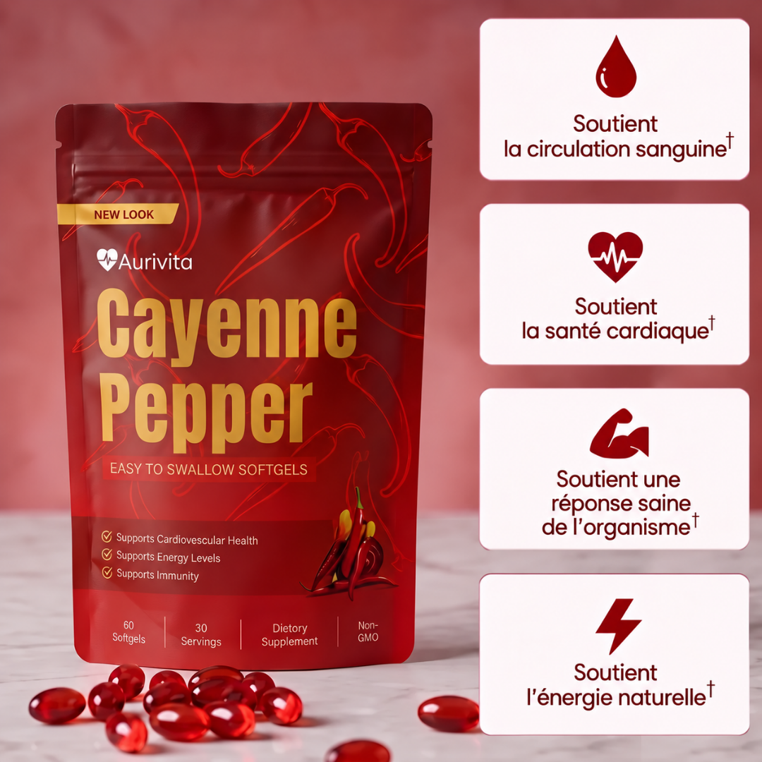 Aurivita Capsaicin Power - Cayennepfeffer-Weichkapseln