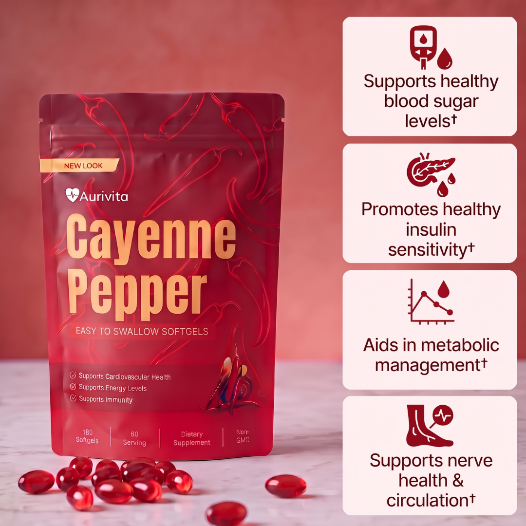 Aurivita Capsaicin Power - Cayennepfeffer-Weichkapseln