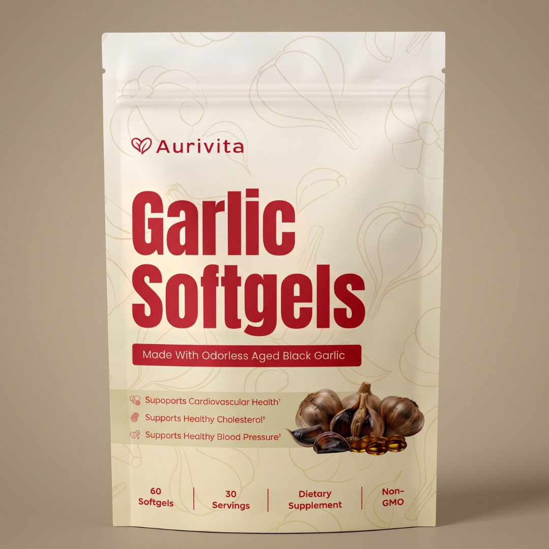 Geruchloser, gereifter Knoblauchextrakt von Aurivita Health