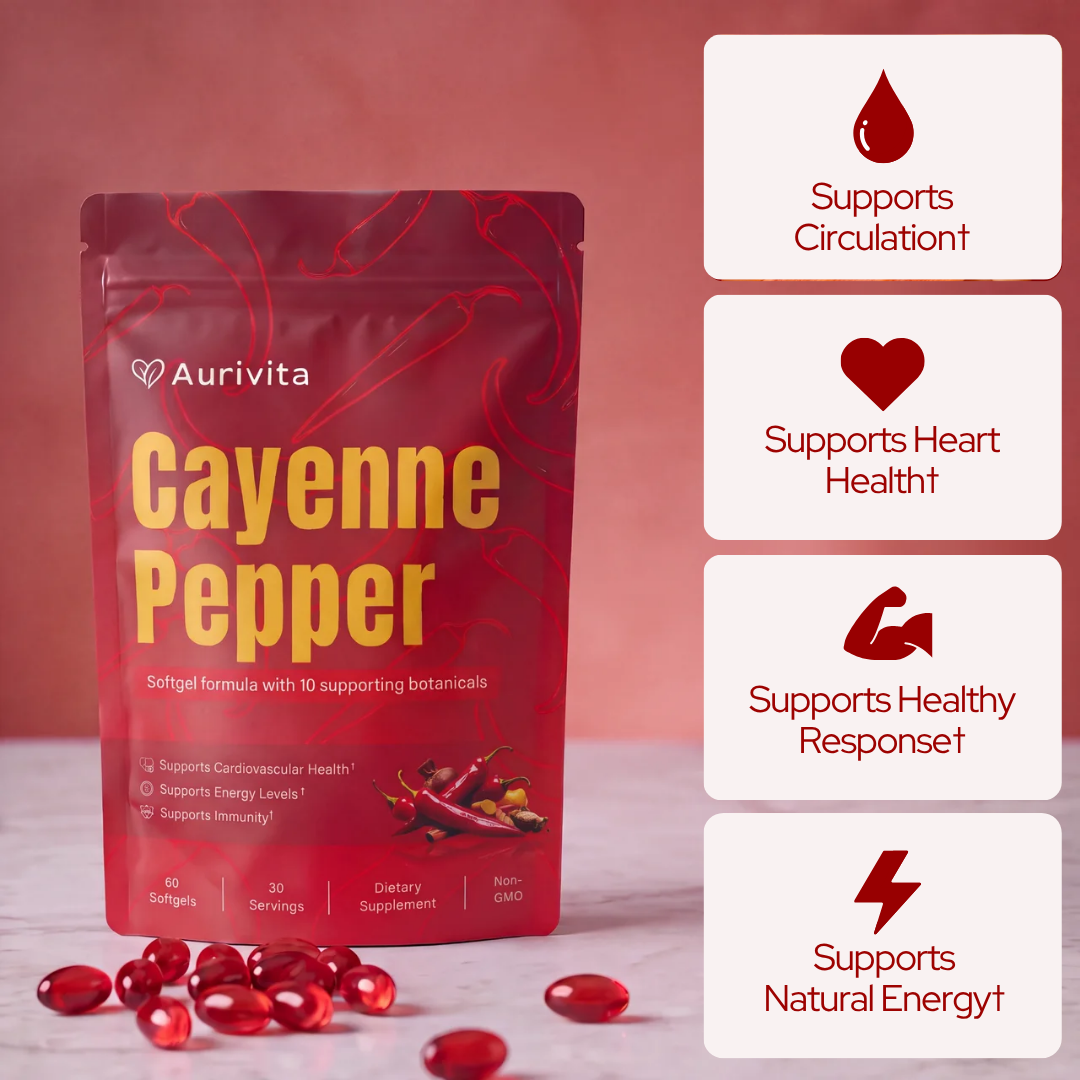 Aurivita Capsaicin Power - Cayennepfeffer-Weichkapseln