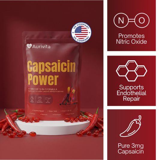 Aurivita Capsaicin Power - Cayennepfeffer-Weichkapseln