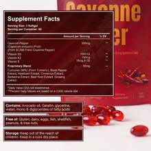 Aurivita Capsaicin Power - Cayennepfeffer-Weichkapseln