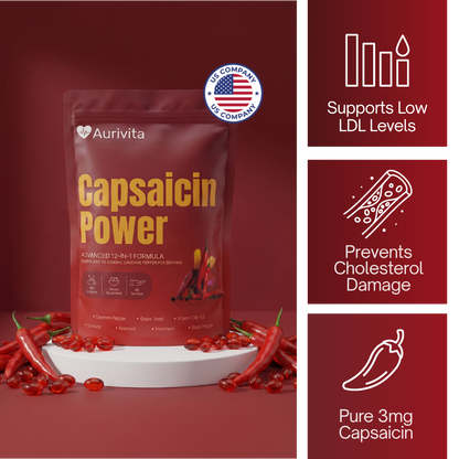 Aurivita Capsaicin Power - Cayennepfeffer-Weichkapseln