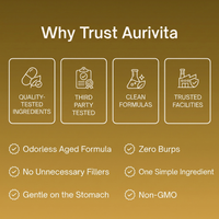 Geruchloser, gereifter Knoblauchextrakt von Aurivita Health