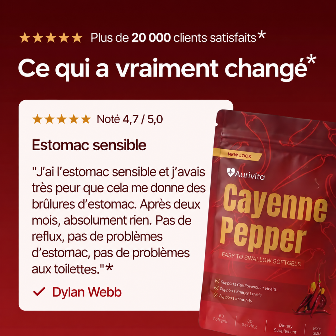 Aurivita Capsaicin Power - Cayennepfeffer-Weichkapseln