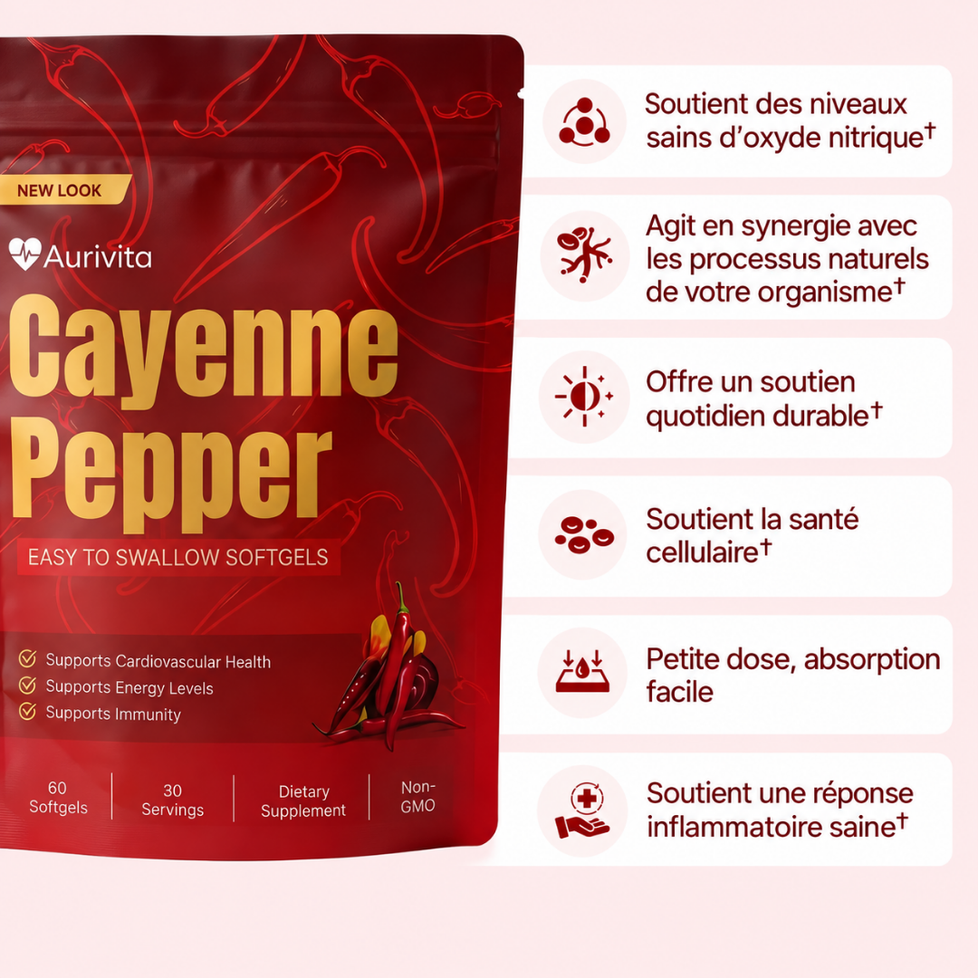 Aurivita Capsaicin Power - Cayennepfeffer-Weichkapseln