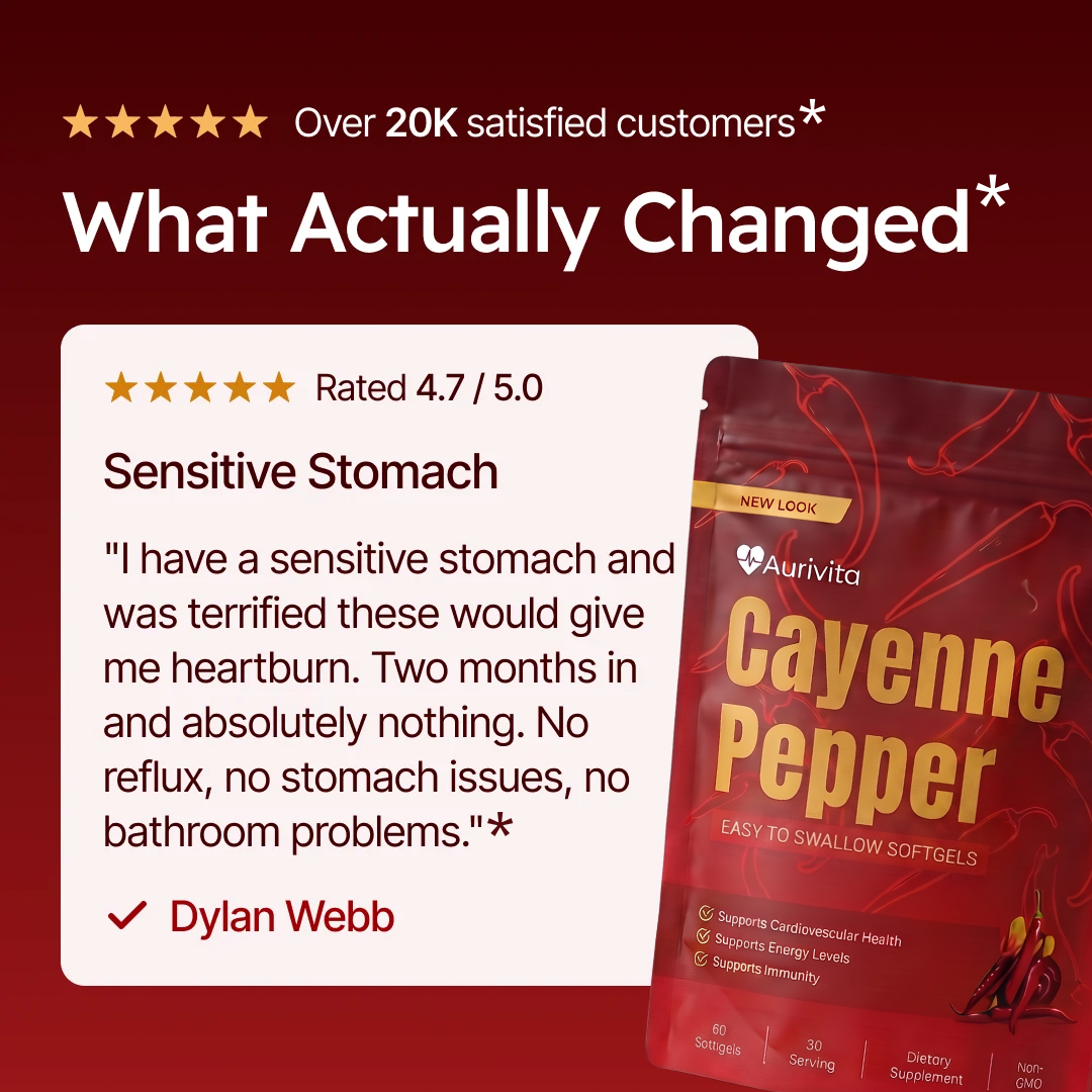 Aurivita Capsaicin Power - Cayennepfeffer-Weichkapseln