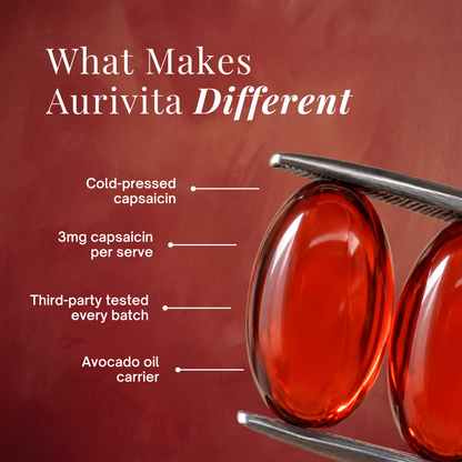 Aurivita Capsaicin Power - Cayennepfeffer-Weichkapseln
