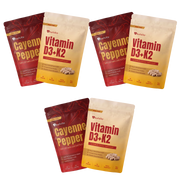 Buy 3 Cayenne + Buy 3 D3+K2