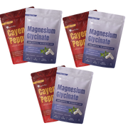 Buy 3 Cayenne + Buy 3 Magnesium Glycinate