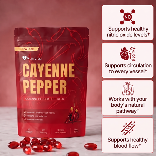 Aurivita Capsaicin Power - Cayennepfeffer-Weichkapseln