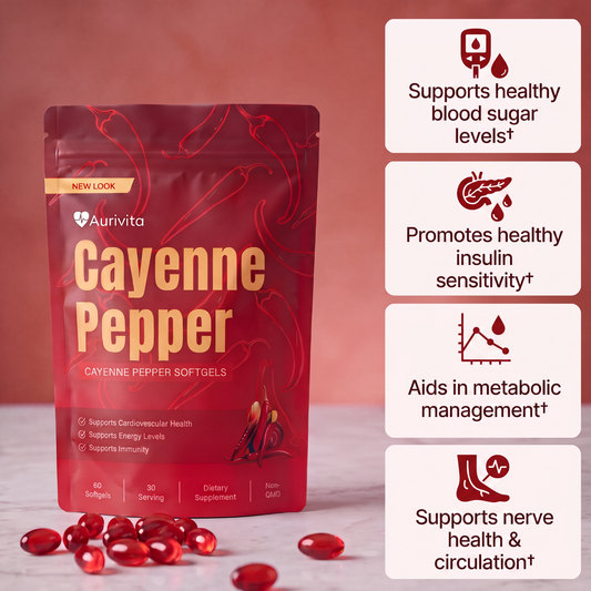 Aurivita Capsaicin Power - Cayennepfeffer-Weichkapseln